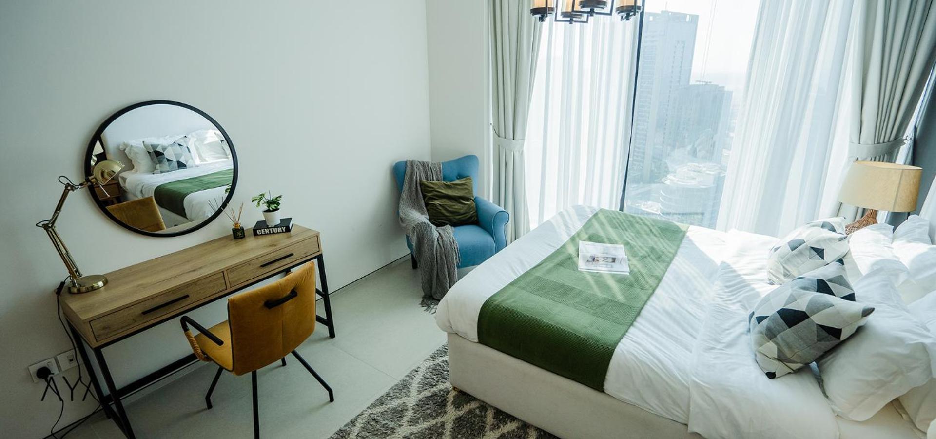 Jumeirah Gate Tower 1 - Stylish Apartment With Pool & City Views Dubaï Extérieur photo